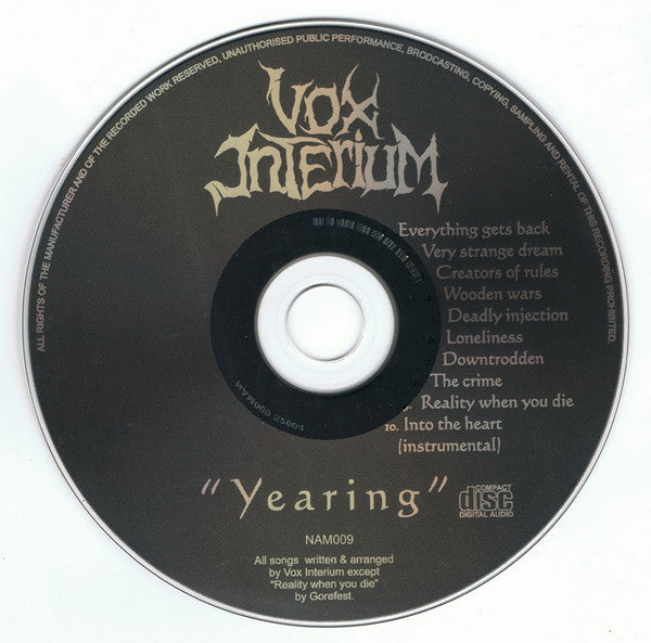 Vox Interium -Yearning