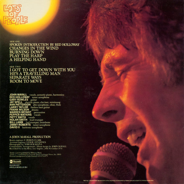 John Mayall -Lots Of People