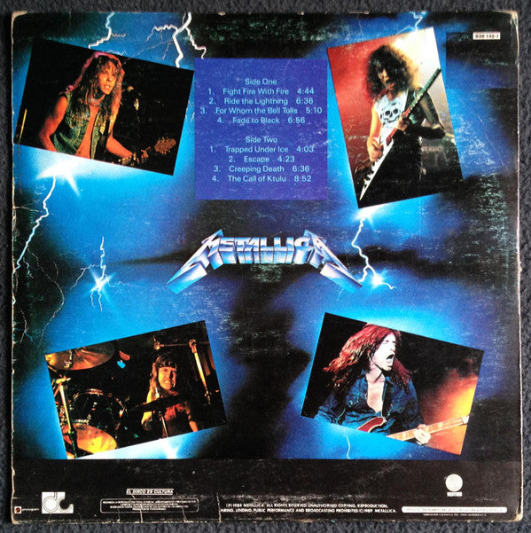 Metallica -Ride The Lightning