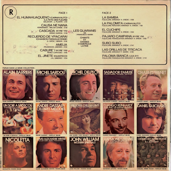 Les Guaranis De Francisco Marin (2) - Chants Et Danses D'Amérique Latine