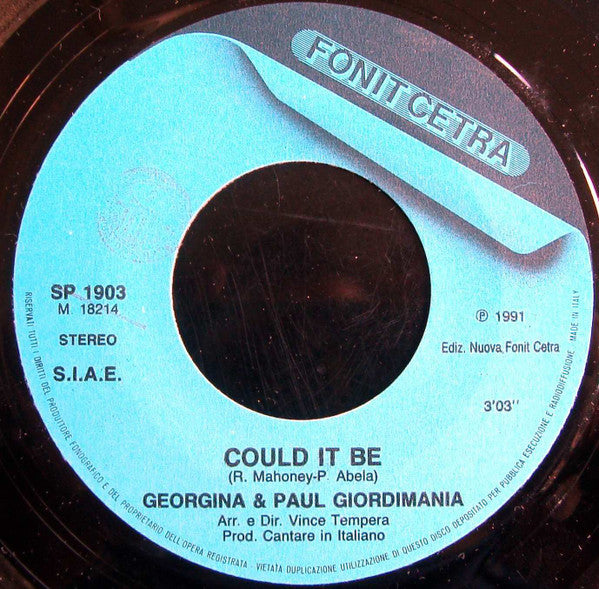 Georgina* & Paul Giordimaina -Could It Be (Eurofestival 1991)