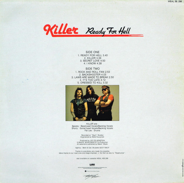 Killer (10) -Ready For Hell