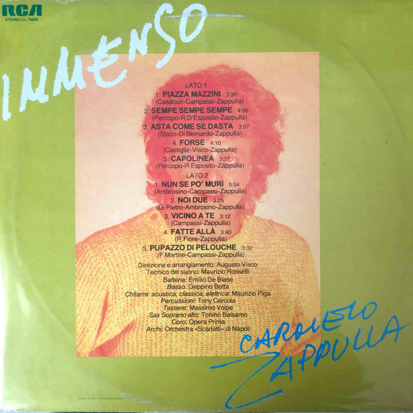 Carmelo Zappulla -Immenso