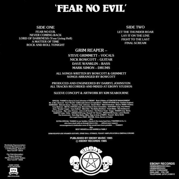 Grim Reaper (3) -Fear No Evil