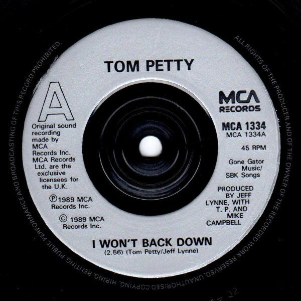 Tom Petty -I Won't Back Down