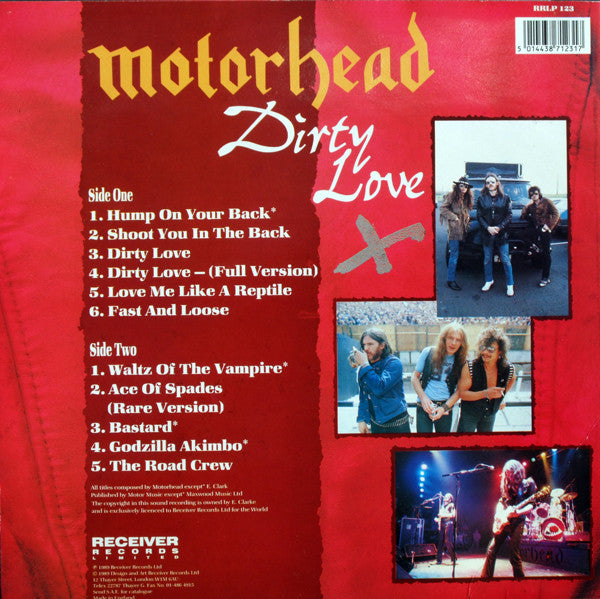 Motorhead* -Dirty Love