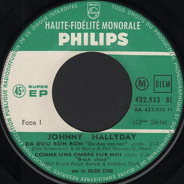 Johnny Hallyday -Da Dou Ron Ron