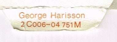 George Harrison -What Is Life / Apple Scruffs