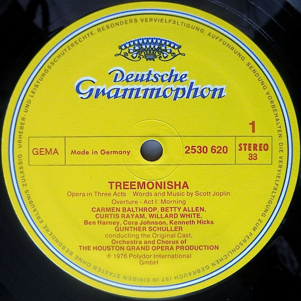 Scott Joplin -Treemonisha (Original Cast Recording)