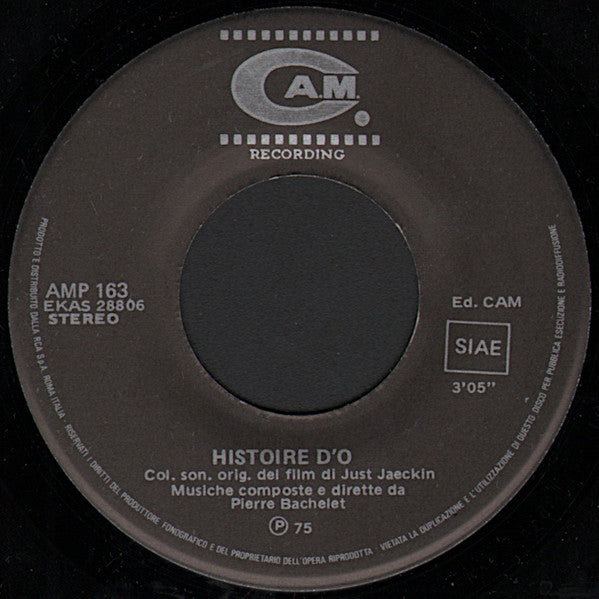 Pierre Bachelet - Histoire D'O