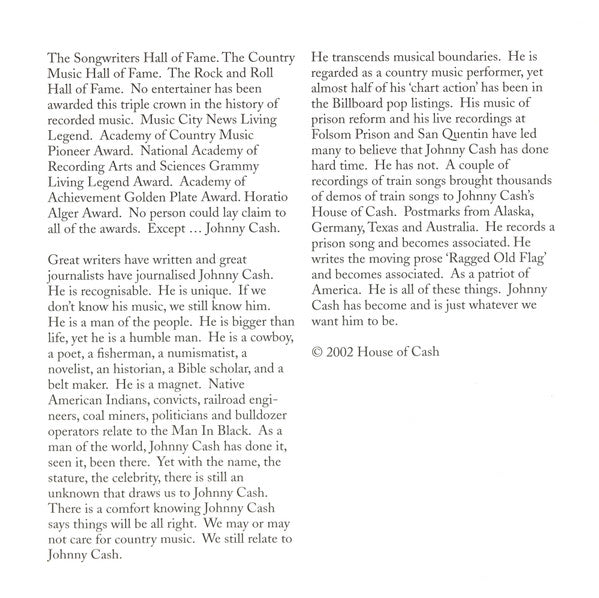 Johnny Cash - Man In Black (The Very Best Of Johnny Cash)