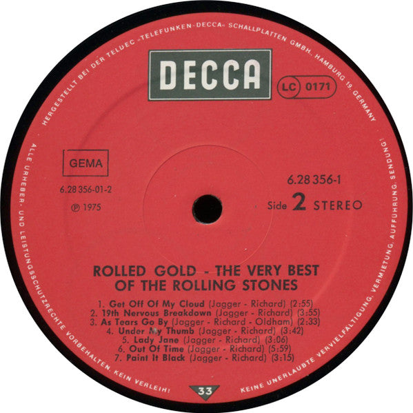 The Rolling Stones - Rolled Gold (The Very Best Of The Rolling Stones)