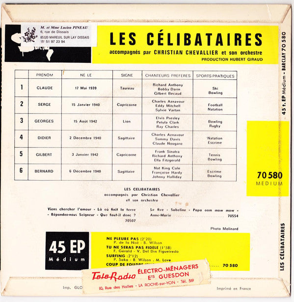 Les Célibataires -Ne Pleure Pas