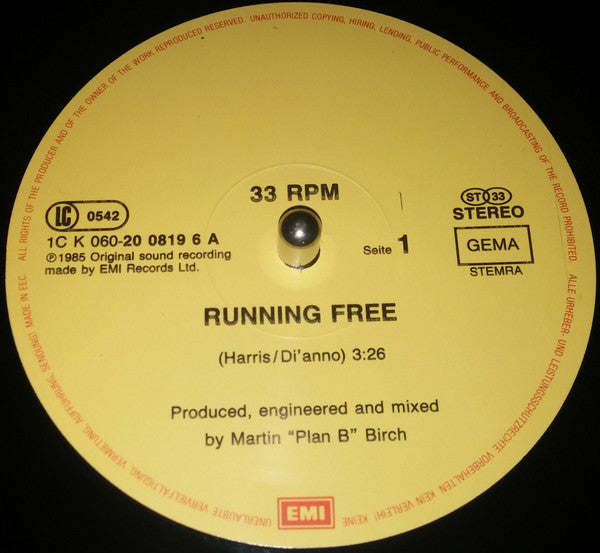 Iron Maiden -Running Free