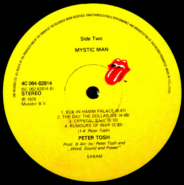 Peter Tosh -Mystic Man