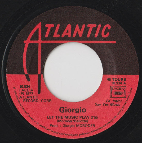 Giorgio* -Let The Music Play