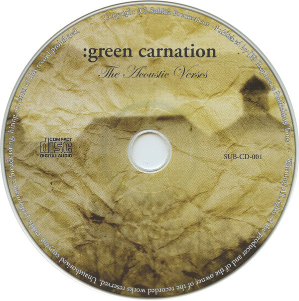 Green Carnation -The Acoustic Verses