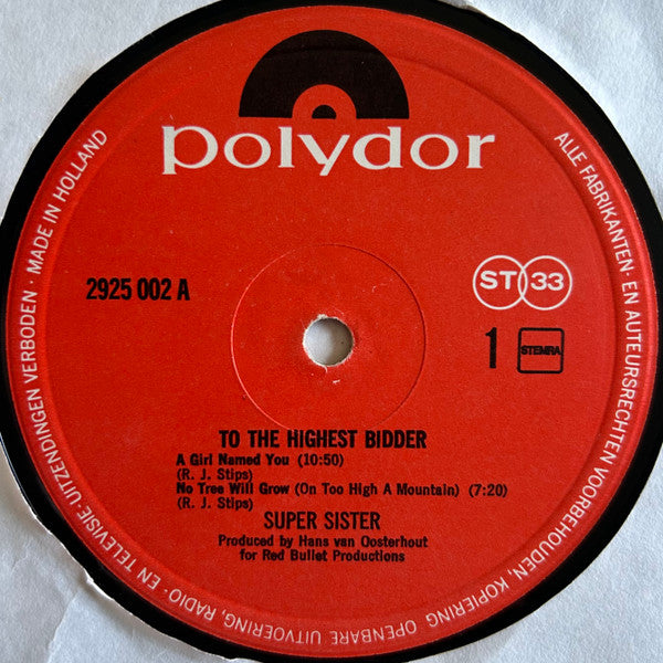 Supersister (2) -To The Highest Bidder