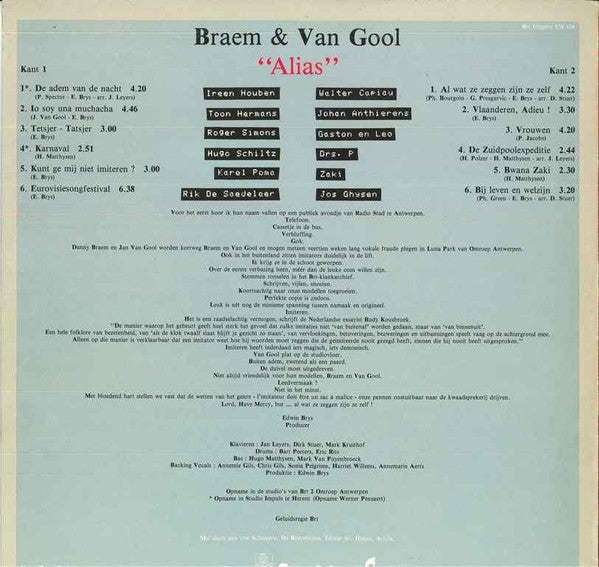 Braem & Van Gool -"Alias"