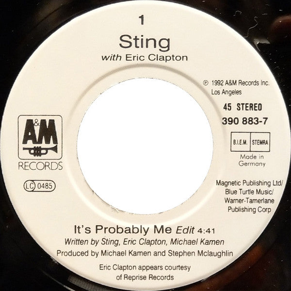 Sting With Eric Clapton -It's Probably Me
