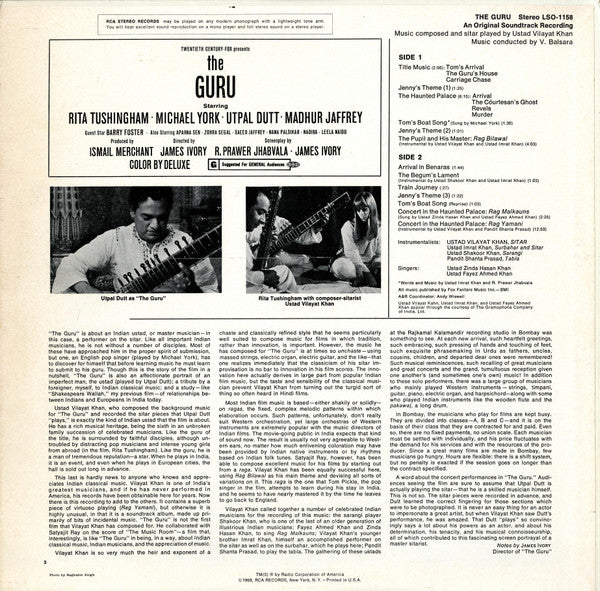 Ustad Vilayat Khan* -The Guru