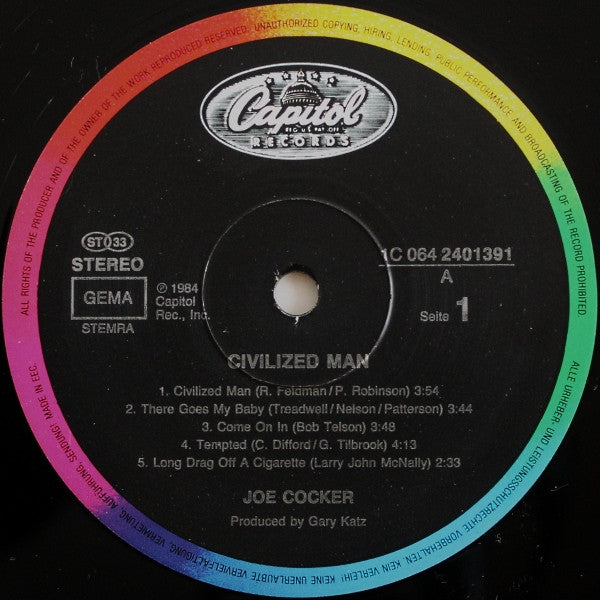Joe Cocker -Civilized Man