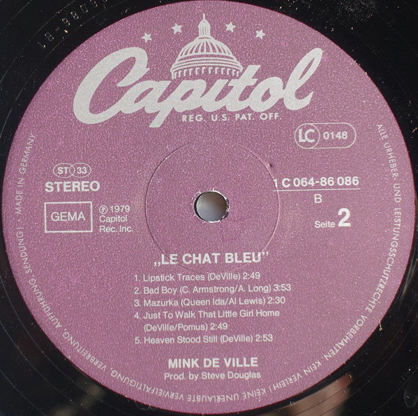 Mink DeVille -Le Chat Bleu