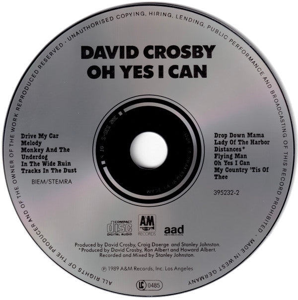 David Crosby -Oh Yes I Can