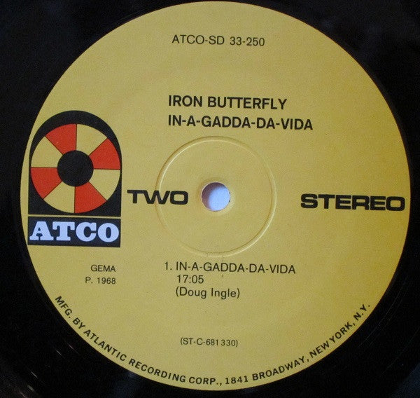 Iron Butterfly -In-A-Gadda-Da-Vida