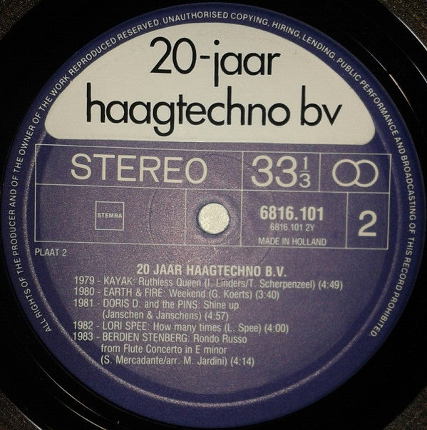 Various - Panasonic Technics - 20 Jaar Haagtechno