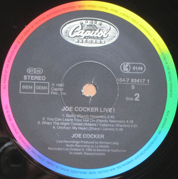Joe Cocker -Joe Cocker Live!