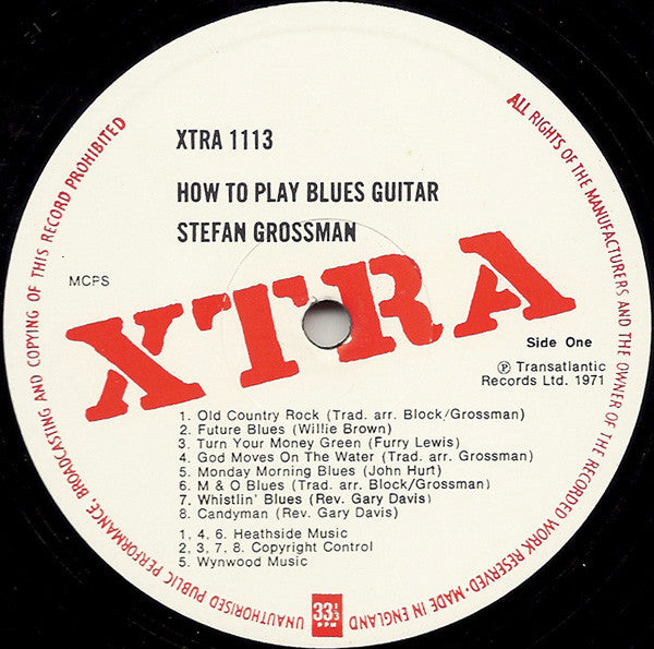 Stefan Grossman / Aurora Block* -How To Play Blues Guitar