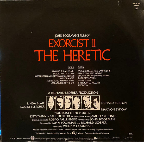Ennio Morricone -Exorcist II: The Heretic