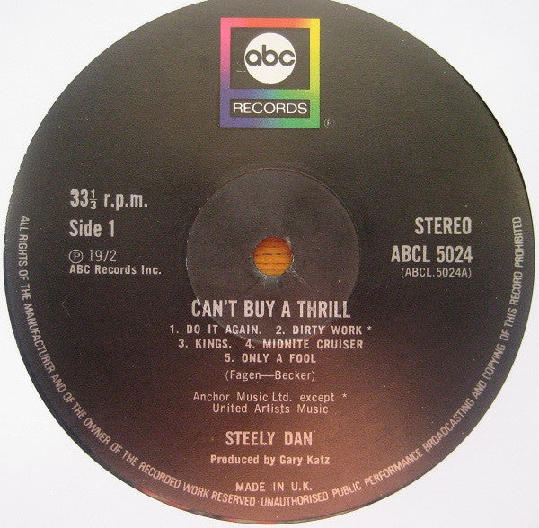 Steely Dan -Can't Buy A Thrill