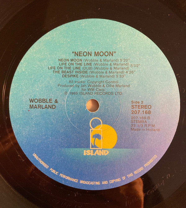 Jah Wobble + Ollie Marland -Neon Moon