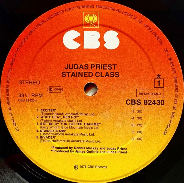 Judas Priest -Stained Class