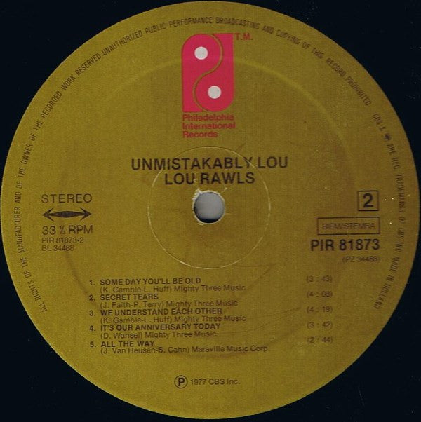 Lou Rawls - Unmistakably Lou