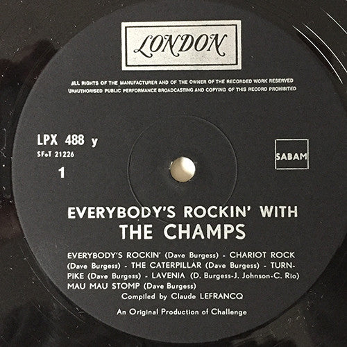 The Champs -Everybody's Rockin'