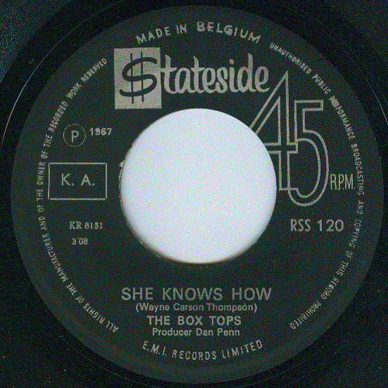 Box Tops -Neon Rainbow / She Knows How