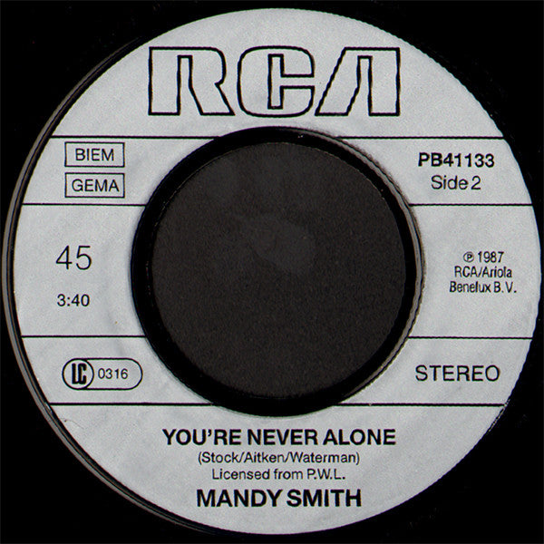 Mandy Smith -I Just Can't Wait