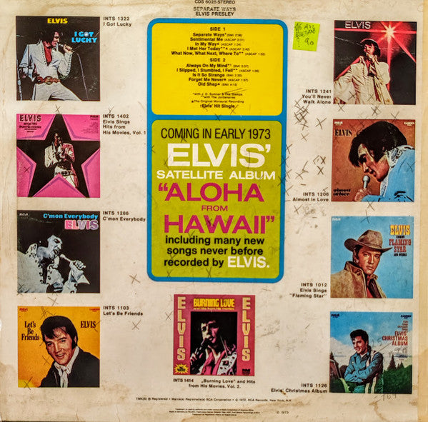 Elvis* -Separate Ways