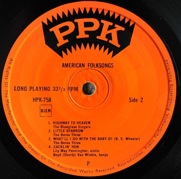 Various - American Folksongs