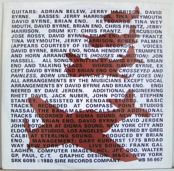 Talking Heads -Remain In Light