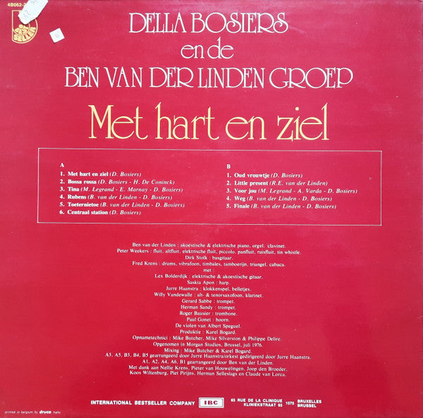 Della Bosiers En De Ben Van Der Linden Groep -Met Hart En Ziel