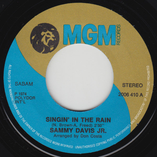 Sammy Davis Jr. -Singin' In The Rain