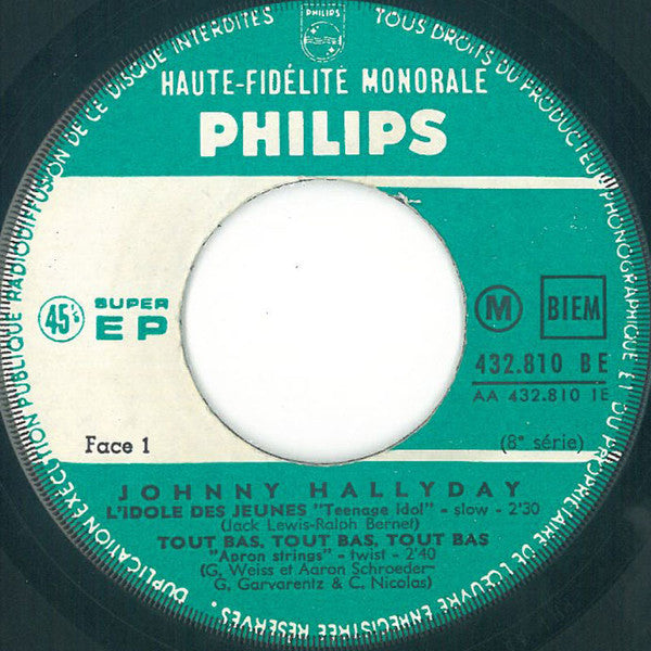 Johnny Hallyday -L'idole Des Jeunes