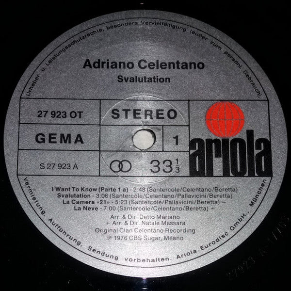 Adriano Celentano -Svalutation