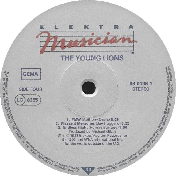 Various -The Young Lions (A Concert Of New Music Played By Seventeen Exceptional Young Musicians)