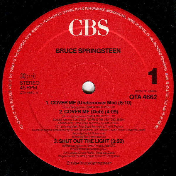 Bruce Springsteen - Cover Me