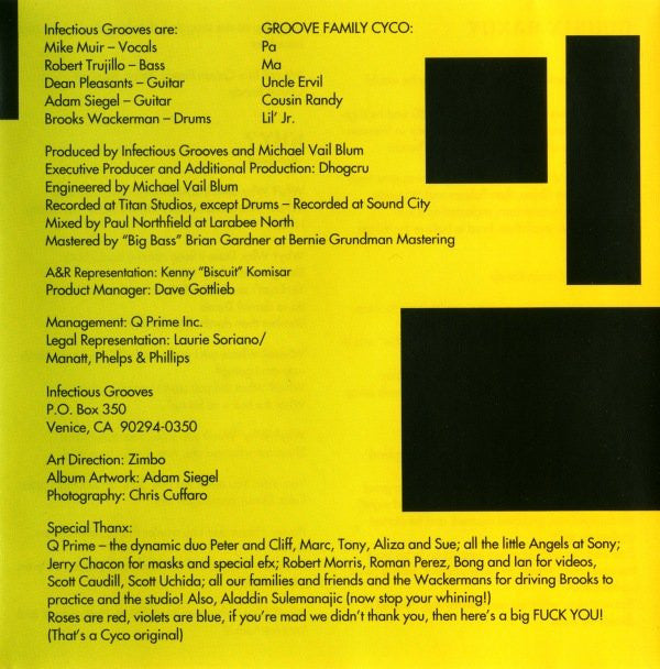 Infectious Grooves - Groove Family Cyco (Snapped Lika Mutha)